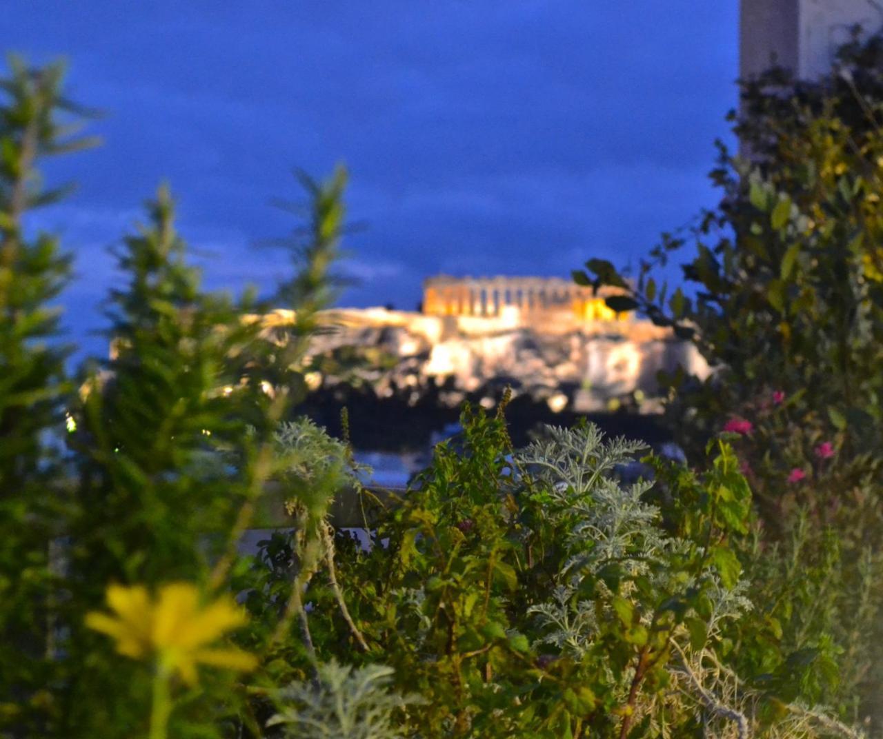 Hidesign Athens Art Loft Penthouse Acropolis View Lägenhet Exteriör bild
